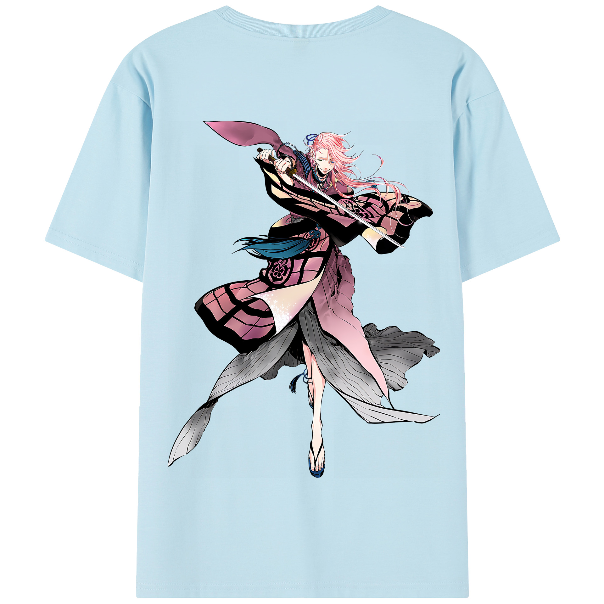 （画像用） 刀剣乱舞 Touken Ranbu 綿100％半袖Tシャツ（背面プリント）
